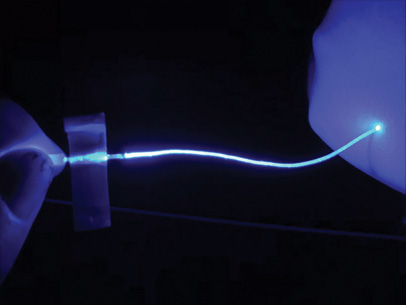 Hydrogel Optical Fibers