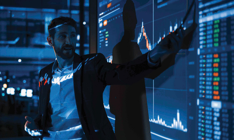 Man giving a presentation