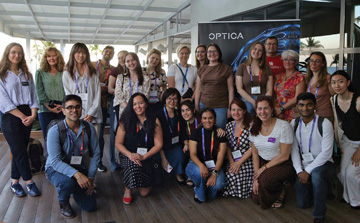 Reception attendees