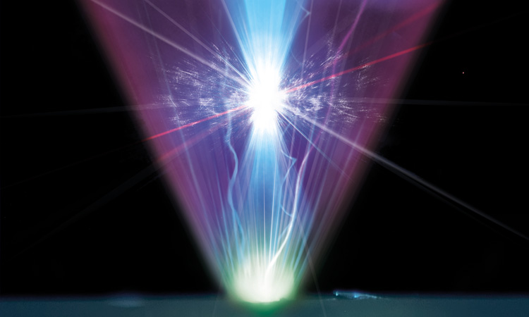 Intense reflected beam