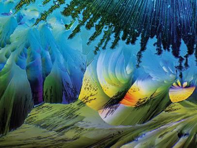 Abstract Crystal Landscape