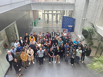 Group shot of people at a workshop