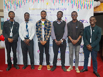 Multimedia University of Kenya Optical Society members