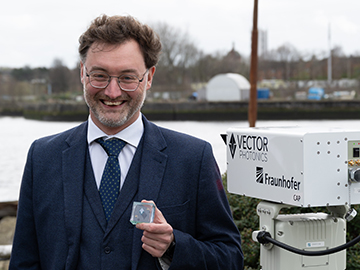 Vector Photonics Achieves Free Space Communications with PCSELs