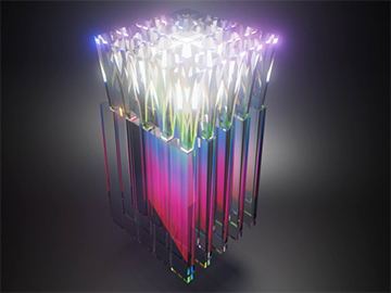 Color-splitting nanostructures