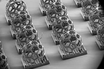 Buckyball microparticles