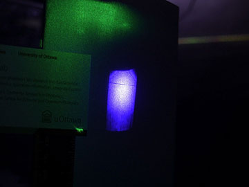 Optics & Photonics News - Laser Light Casts a Shadow