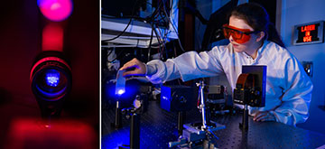 Woman in lab