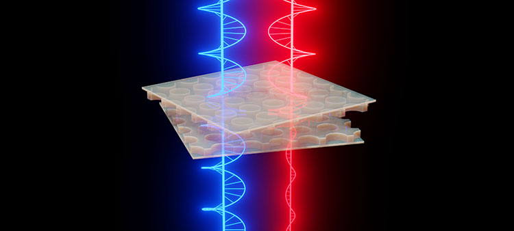 Nanostructure Tunes the Handedness of Light