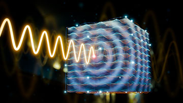 render of photonic time crystal