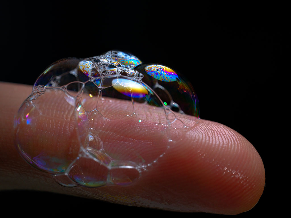 Soap Bubble Interference  