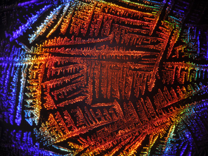 Rainbow in the Crystals