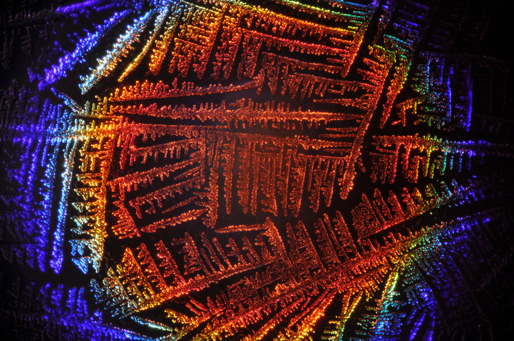 Rainbow in the Crystals