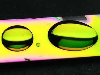 Droplet on FP Cavity