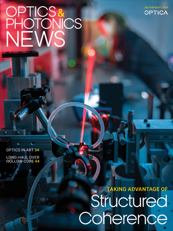 Conceptual lab image of structured coherence. [CREOL, The College of Optics & Photonics, University of Central Florida]